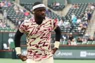 Frances Tiafoe at the 2023 BNP Paribas Open.